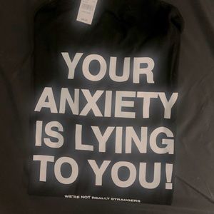 We’re Not Really Strangers black tee